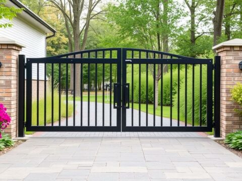 Распашные ворота: в чем их особенность и почему многие выбирают именно их